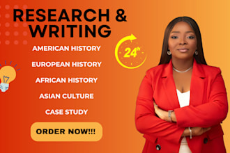 write on american, european, african history, asian culture case study