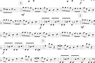 make a chart for bass players