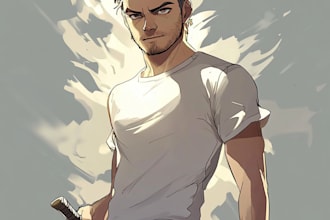design your comic, game and children story character