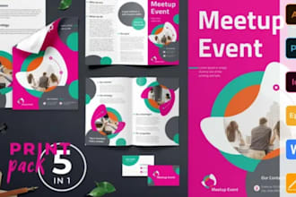 manage and promote your eventbrite and meetup setup , design cover or banner