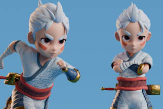 model 3d metahuman character, 3d game assets in blender maya ue5, 3d weapon, rig