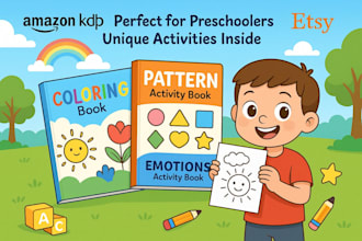 do kindergarten education drawing matching activity worksheet workbook preschool