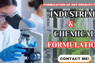 do industrial and chemical formulation of your choice
