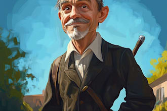 draw political caricature and cartoon