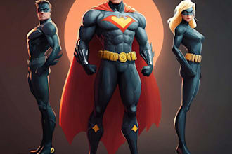 draw your favorite superhero character and comic