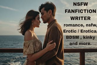ghostwrite your erotic erotica romance kinky nsfw fanfiction bdsm gay story