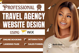 build tour website travel agency website tourism website on wix or squarespace