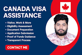 prepare your canada visa file cover letter and travel plan professionally