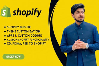 be your shopify developer for liquid code bugs, shopify speed issues, page seo