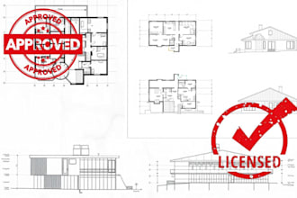 draft city permit blueprints, mep, framing plans, foundation, structural drawing