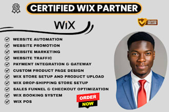 design wix online store upload products wix marketing wix pos wix booking system