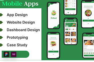 design mobile apps, wireframe, website UI UX design in figma
