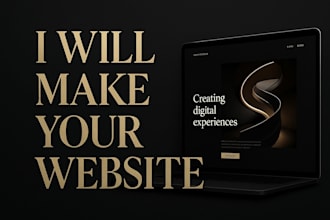 design a full stacked, well structured website for your brand