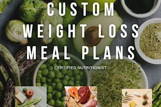 create custom weight loss meal plans