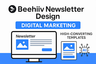 setup beehive ai newsletter template design beehive landing page