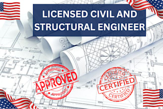 do architectural USA pe stamp civilengineering stamp for city permit structural