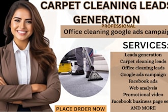 carpet cleaning leads carpet cleaning facebook ads home cleaning google ads