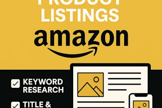 optimize amazon product listing with high converting SEO content
