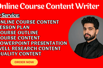 create online ebook, lesson plan, online course content