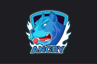 design a badass bulldog with hat logo for your brand