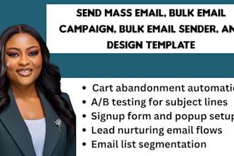 do mailchimp email marketing campaign email template design and automation setup