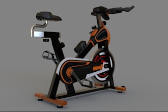 spinning model bike,haojue bike model,cgi render,3d rigging,solidworks,bike game