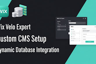 do wix database integration with velo and dynamic cms pages