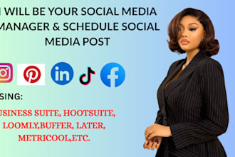 schedule post via loomly hootsuite buffer metricool  business suite etc