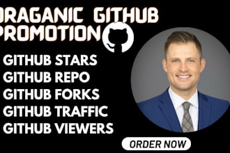 do professional github oraganic promotion to boost stars repo viewers