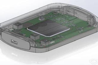 design good pcb enclosure or case for iot, electronics device, cnc, 3d printing
