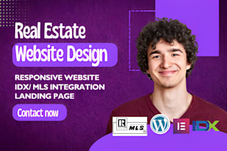build real estate agent realtor website on mls idx integration, property listing
