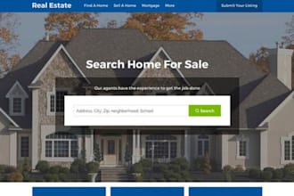 design wordpress real estate agent idx mls