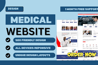 build your medical, healthcare, doctor, dental, and clinic website