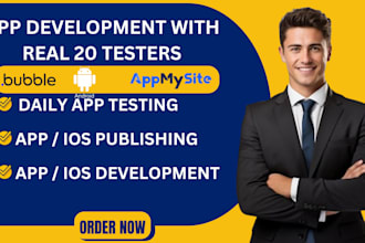 design and publish mobile apps using adalo, flutterflow, bubble, or appmysite