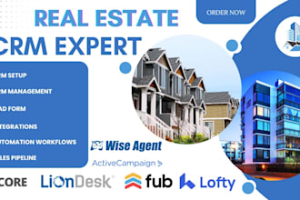 setup lofty followupboss kvcore wiseagent real geeks liondesk activecampaign