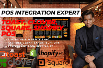 setup or integrate toast, clover, square pos with your website