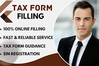 fill and file all us form 1040,1065,1120w4