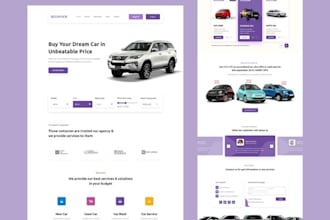 build buy and selling cars website, self driving car site, car rental site