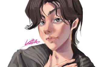 draw custom anime or stylized portraits for avatars, ocs, or gifts