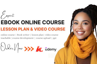do ebook online course content teachable course workbook video course lesson ppt