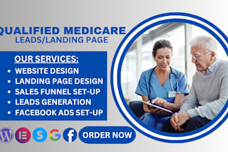 medicare leads medicare landing page medicare website