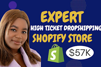 shopify high ticket dropshipping store expert ai dropshipping store automation