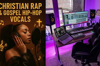 be your female christian rapper songwriter vocalist edm singer for gospel hiphop