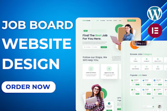 design a modern recruitment website or job board portal