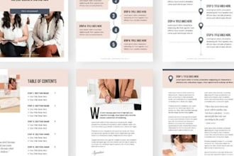 design your lead magnet, design journal, ebook, workbook, medical book, workout