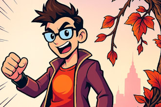 animate your comic book or nsfw manga 2d background illustration page design