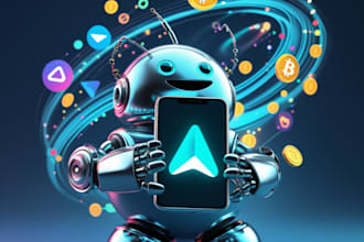 provide solutions related to defi, binance API, blockchain, bot, telegram