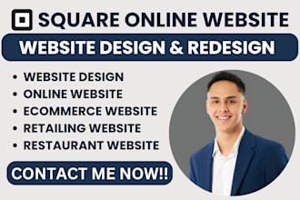 square online website square ecommerce website square ordering website redesign