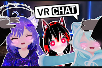 3d vrchat avatar 3d vtuber avatar, 3d model avatar rigging, vrc avatar upload