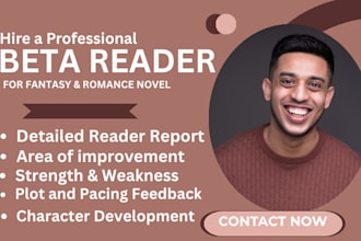 beta read non fiction manuscript proofread ya fantasy